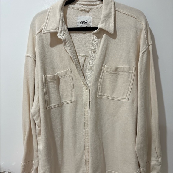 aerie Tops - Aerie Women’s Casual Cream Button Down Shirt